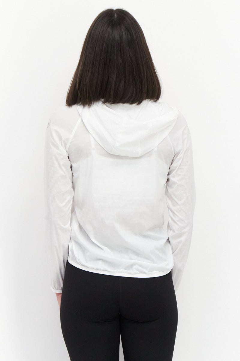 CONVERSE Women Sportswear Fit Long Sleeves Outdoor Jacket, White - Image 4